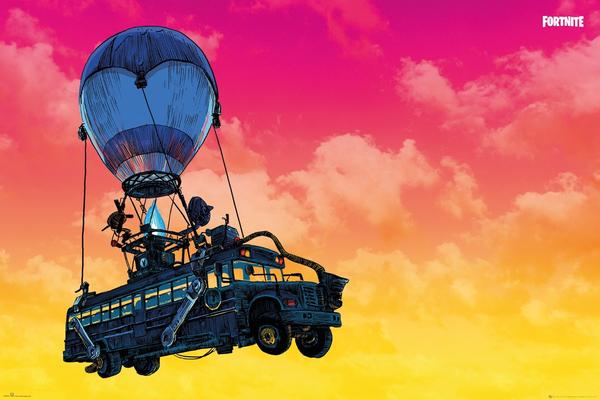 Image du produit GB Eye FORTNITE - Poster Battle Bus 91.5x61 (61 x 91,5 cm)