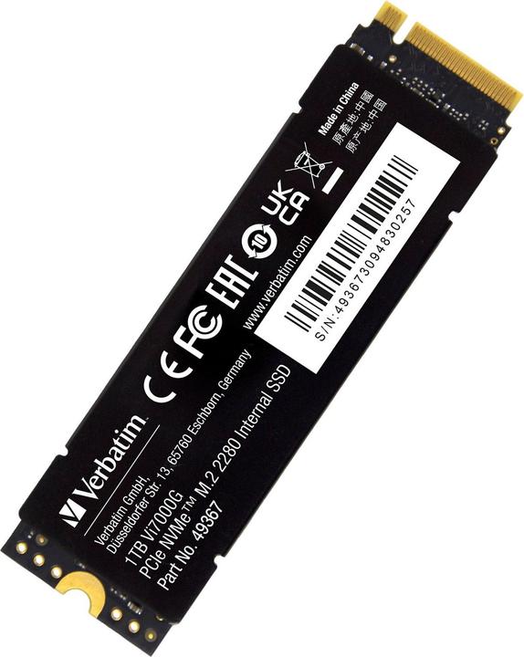 Actual product image Verbatim Vi7000G (1000 GB, M.2 2280)
