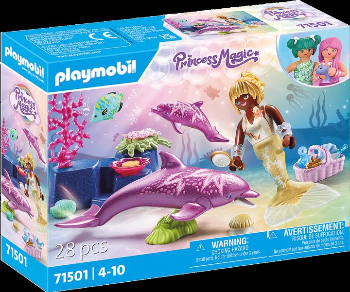 Actual product image Playmobil Mermaid with Dolphins (71501, Playmobil Princess Magic)