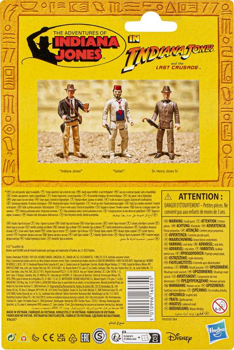 Image du produit Hasbro Indiana Jones Retro Collection figurine Dr. Henry Jones Sr (La Dernière Croisade) 10 cm