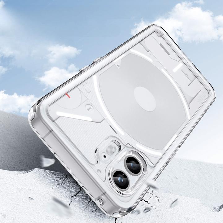 Actual product image Cover-Discount Nothing Phone (2) - Silicone rubber case transparent (Nothing Phone (2))
