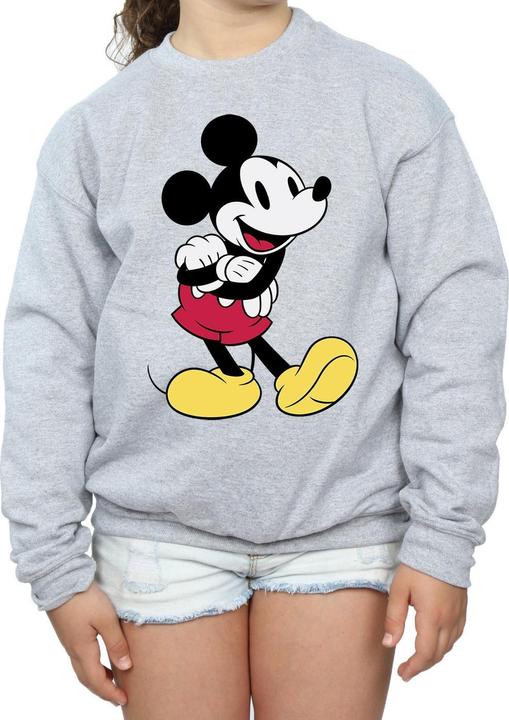 Actual product image Disney Girls Classic Mickey Mouse Sweatshirt (128)