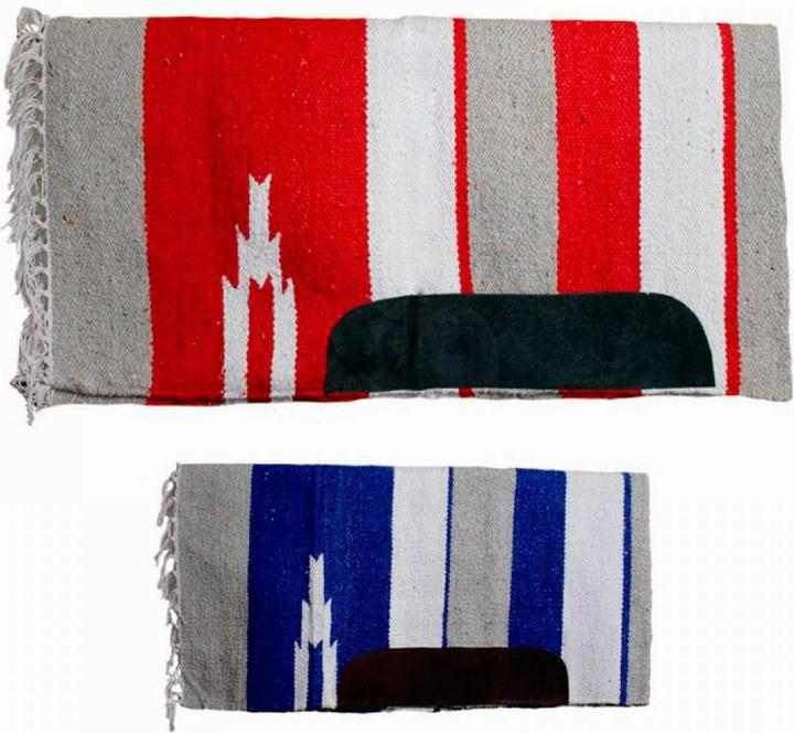 Image du produit Natowa Tapis de selle western avec passage de sangle en cuir