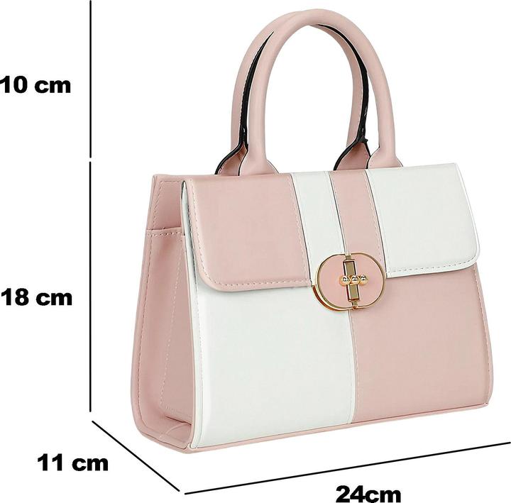 Actual product image Gallantry C-0184-PINKWHITE Handtasche