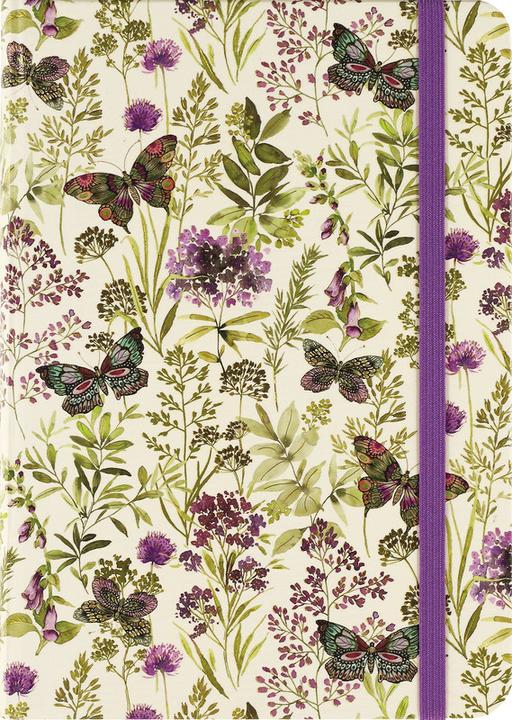 Immagine prodotto Mini taccuino con farfalle di ametista (127 x 177 mm, Righe, Copertina rigida)