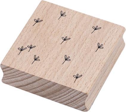 Actual product image Artoz Stamp flowers allover wooden stamp