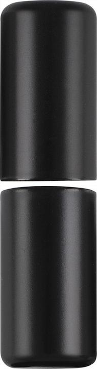 Produktbild SFS Aufsteckhülsen flachrund für Steckband/Türband ø 16mm 3-teilig Aluminium schwarz