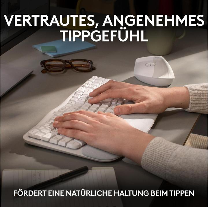 Image du produit Logitech Wave Keys (CH, Sans fil)