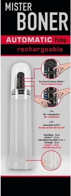 Actual product image You2Toys Mister Boner Automatic Pump