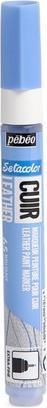 Actual product image Pebeo SetaCuir leather marker (Ice blue)