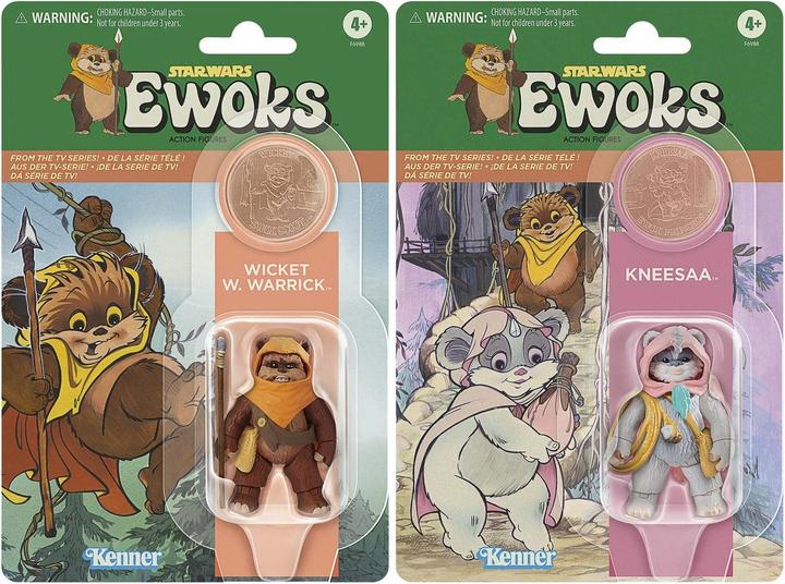 Image du produit Hasbro Star Wars : Ewoks Vintage Collection figurines Wicket W Warrick & Kneesaa 10 cm