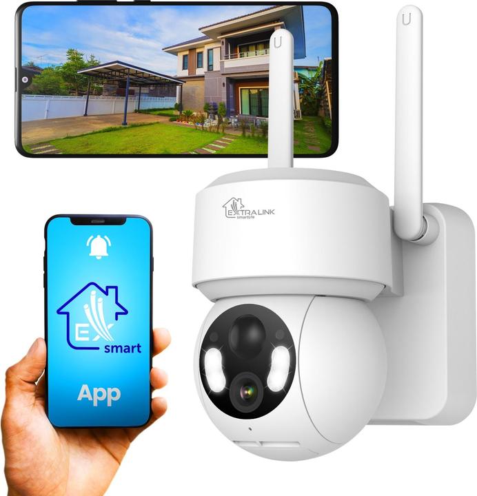 Actual product image Extralink Outdoor camera Smart Life SolarEye Pro wireless, 2.5K, Wifi, 5200 mAh battery, IP65 (2560 x 1440 Pixels)