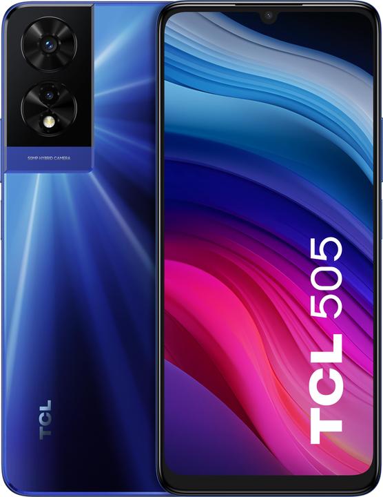 TCL 505 8Gb 512Gb 6.75" Dual Sim (512 Go, Ocean Blue, 6.75", Double SIM, 50 Mpx, 4G)