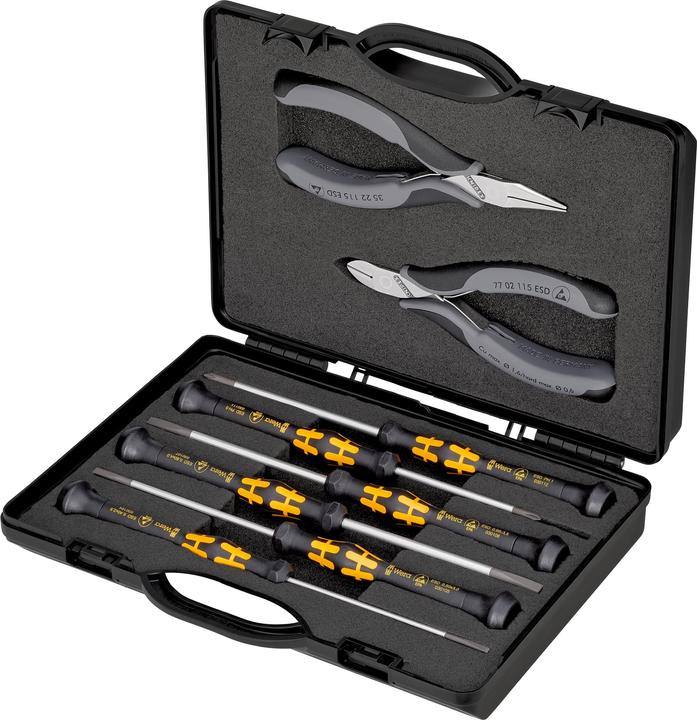 Actual product image Knipex Elektronikzangen-Set (210 mm)