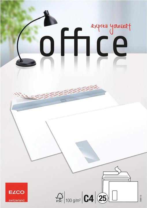 Produktbild Elco Briefumschläge Office in Kleinpackung (C4, 25 x)