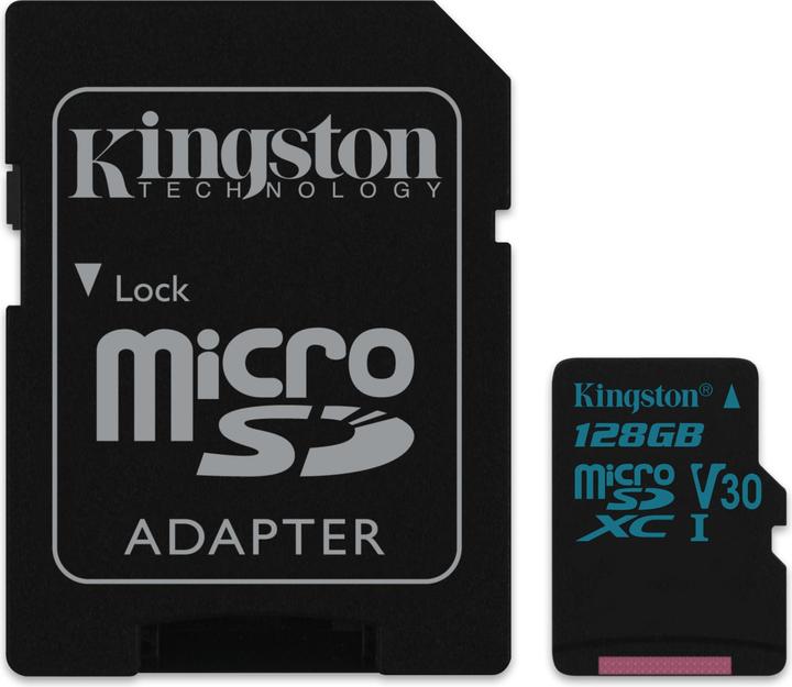 Kingston Toile Go (128 Go, microSDXC, U3, UHS-I)