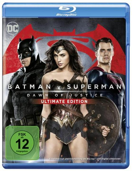 Produktbild Batman v Superman: Dawn of Justice - Ultimate Edition (Blu-ray, 2016, Deutsch)