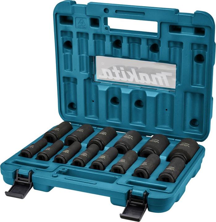 Produktbild Makita B-52308 (32 mm, 16 mm, 15 mm, 28 mm, 17 mm, 13 mm, 10  mm, 22 mm, 19 mm, 31 mm, 14 mm, 25 mm, 30 mm, 26 mm, 21 mm, 18 mm, 23 mm, 12 mm, 24 mm, 29 mm, 20 mm, 27 mm, 11 mm)