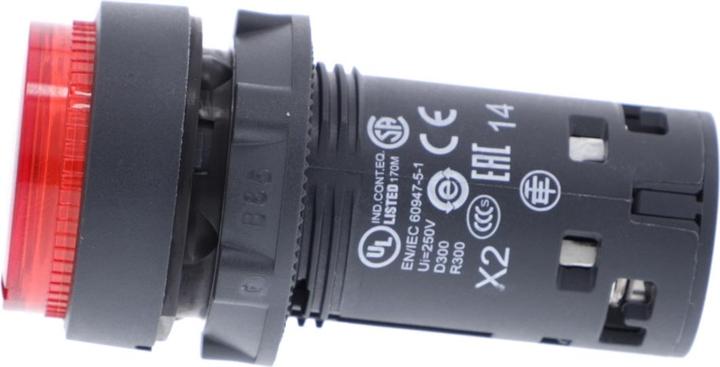 Produktbild APC Leuchtdrucktaster LED Rückstellung 1 S rot 24 V