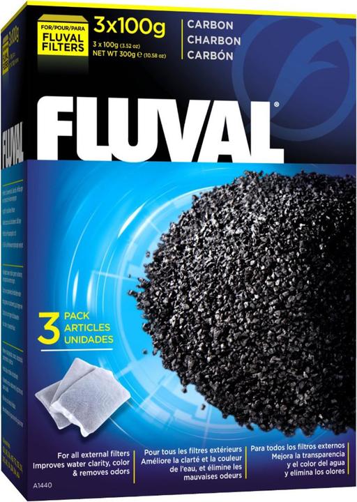 Actual product image Fluval Activated carbon (Internal filters, Fresh water, Salt water)