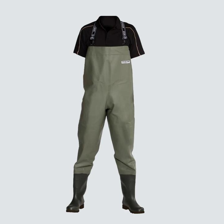 Immagine prodotto Ocean Waders Classic S5, oliva chiara, taglia 45 (45)