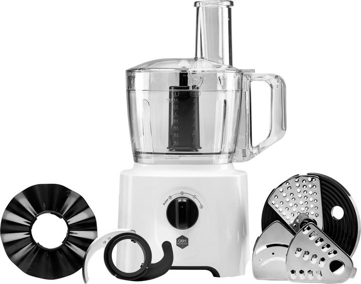 Produktbild OBH Nordica Easy Force Küchenmaschine 700 W 2,4 l Weiss (2400 ml, 700 W)