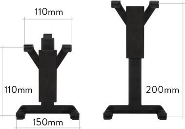 Immagine prodotto Hamlet XZPADHOLDU supporto per personal communication Tablet/UMPC Nero Supporto attivo