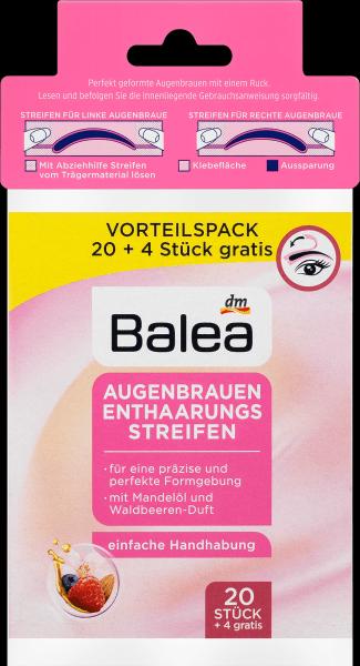 Produktbild dm Balea Enthaarungsstreifen Augenbrauen (20 x)