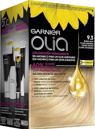 Produktbild Garnier OLIA Coloración Permanente #9,3 Rubio Muy claro Dorado 4 pz (9,3 Rubio Muy claro Dorado)