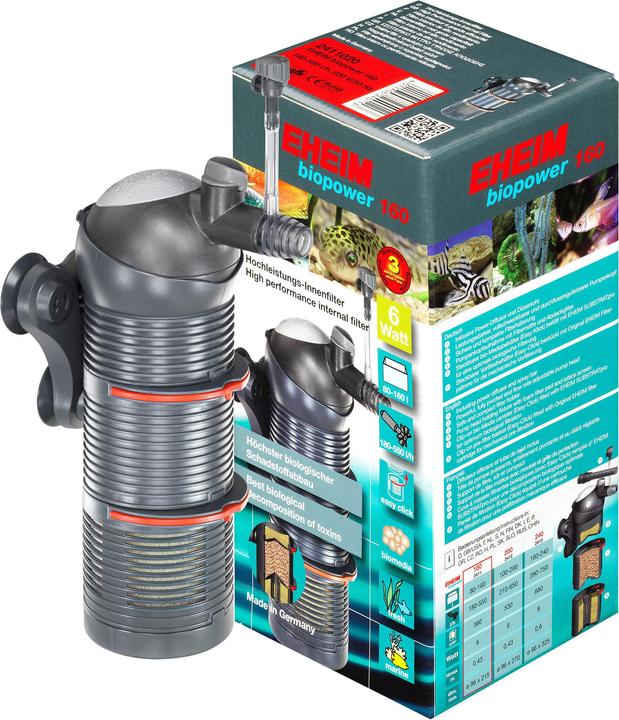 Image du produit Eheim Biopower 160+ médias (160 l, Filtres internes, Eau douce, Eau salée)
