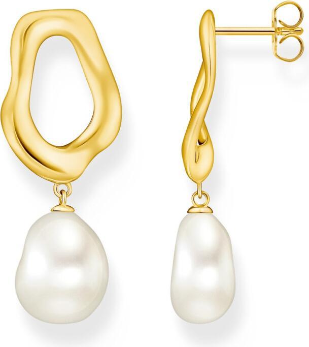 Actual product image Thomas Sabo Ohrringe mit Perle Natural Beauty vergoldet (Silver 925)