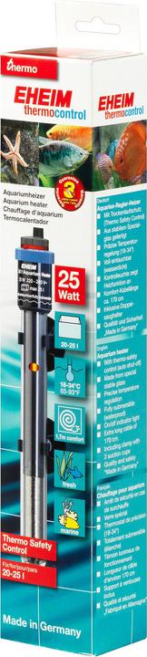 Actual product image Eheim Aquarium Regulator Heater 25W