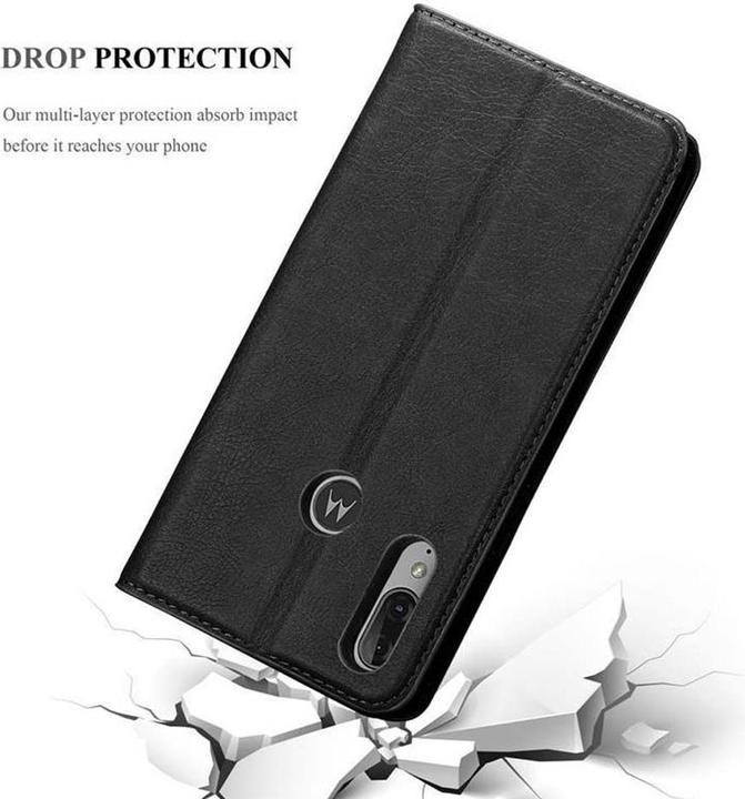 Produktbild Cadorabo Book Invisible Magnet Cover (Motorola Moto E6 Plus)