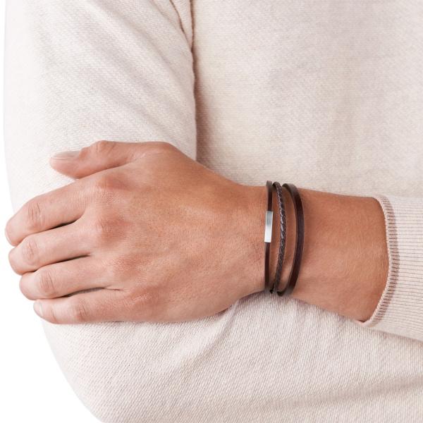 Image du produit Fossil Vintage Casual (19.50 cm, Cuir, Acier inoxydable)