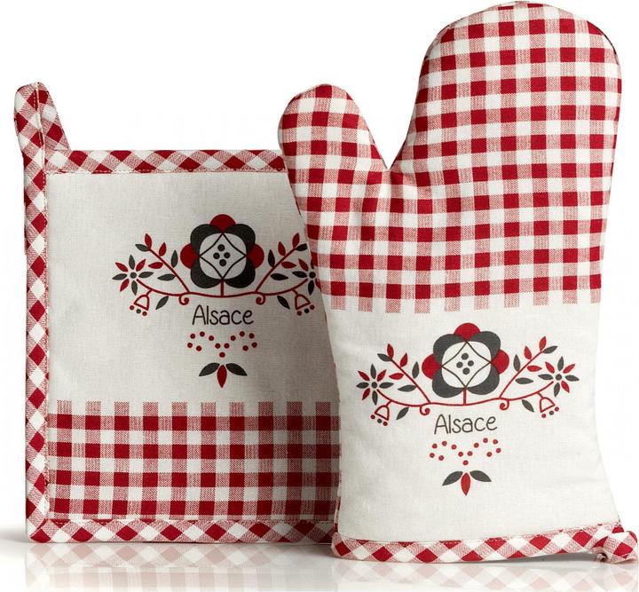 Winkler set gant/manique nippa (Cover made of 100% cotton Filling made of 100% cotton)