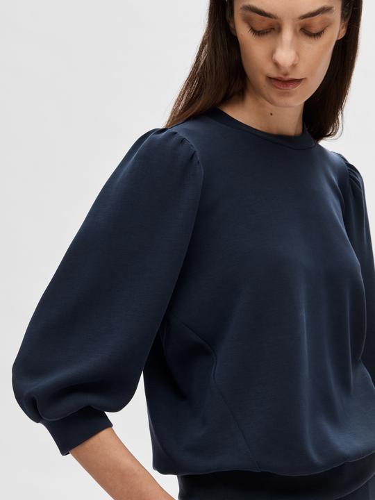 Actual product image Selected Femme Puffed sleeve sweatshirt (XL)