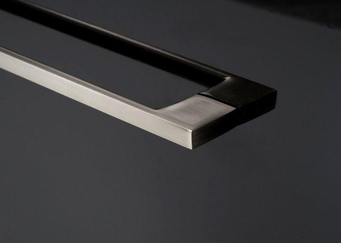 Produktbild Mendler Premium Waschbeckenunterschrank, Waschtischunterschrank Waschtisch Badmöbel, hochglanz 90cm schwarz
