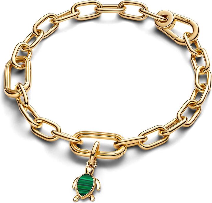 Image du produit Pandora Charm mini pendentif tortue verte (Plaqué or, Métal)