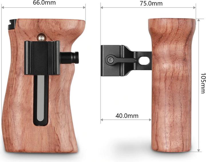 Actual product image SmallRig Wooden Univ Side Handle (Grip)