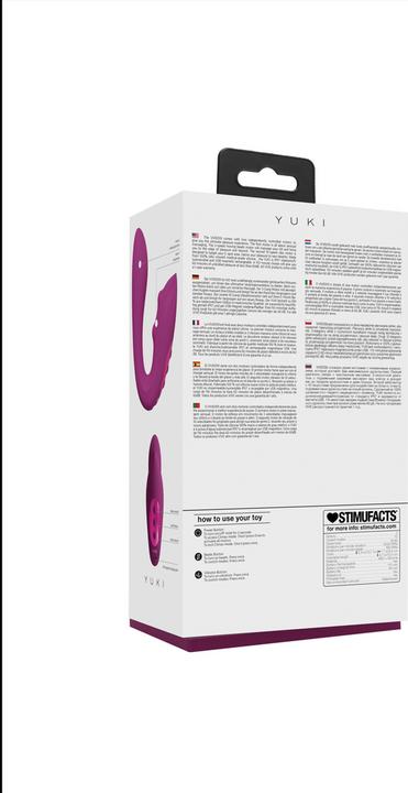 Actual product image Shots Yuki - Rechargeable Dual Motor - G-Spot Vibrator with Massaging Beads