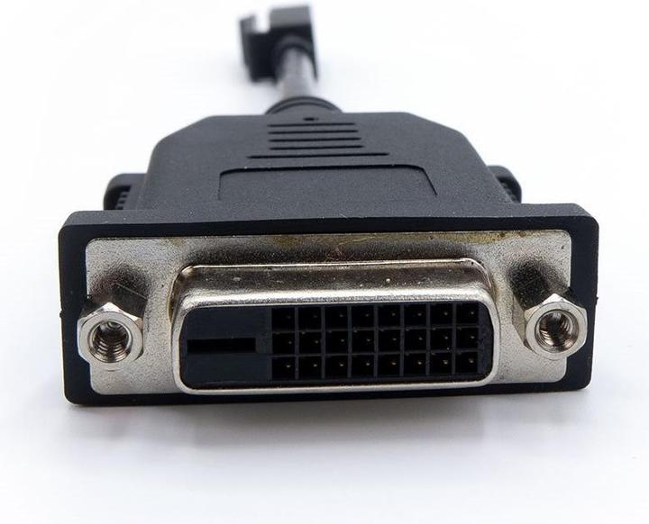 Actual product image PNY Zubehör: Kabelpeitsche mDP =>DVI-D (Single-Link) black (Mini DP)
