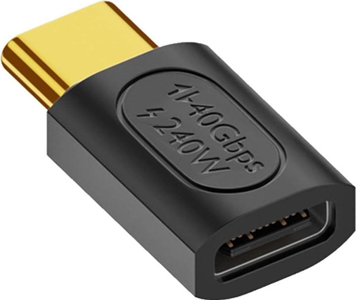 Image du produit PowerGuard Adaptateur USB-C vers USB-C (mâle/femelle) USB4 40 Gbit/s 240W (USB 4.0)