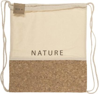 Produktbild Bekos Crèmefarbener Fashion-Beutel aus Kork und Baumwolle