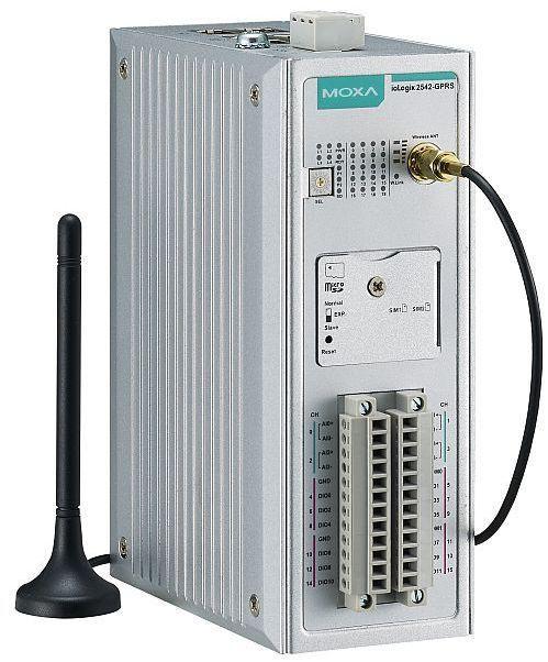 Actual product image Moxa Smart Remote I/O With Click&Go ioLogik 2542-HSPA