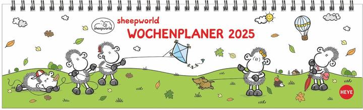 Actual product image sheepworld weekly planner 2025 (German)
