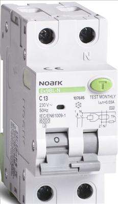 Image du produit Noark Electric FI/LS 1P+N 6kA 13A 30mA Type A