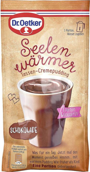 Image du produit Dr. Oetker Pudding réchauffeur d'âme, chocolat (58 g)