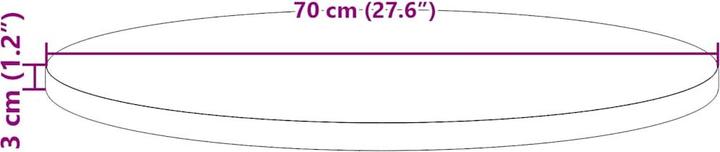 Produktbild VidaXL Gilli (Ø 70 x 3 cm)
