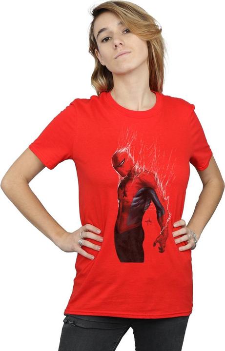 Image du produit - T-shirt SPIDER-MAN WEB WRAP - Femme (3XL)