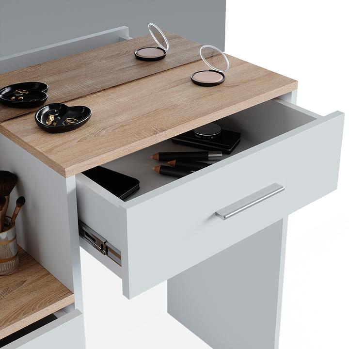 Produktbild Vicco Conrada mit Hocker und Beleuchtung (80 x 36 x 131.5 cm)